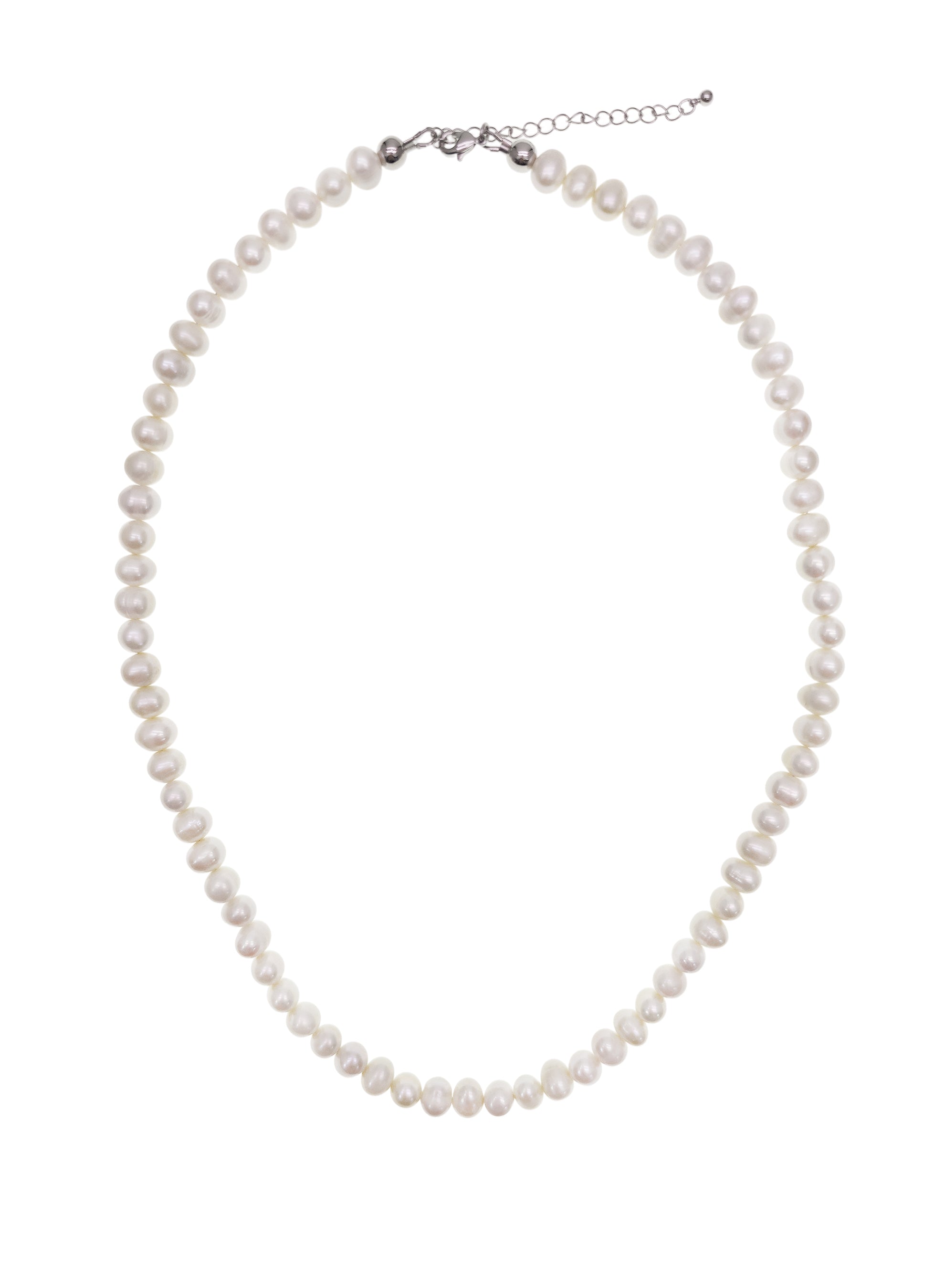 Timeless Freshwater Pearls Mens Necklace MEN09
